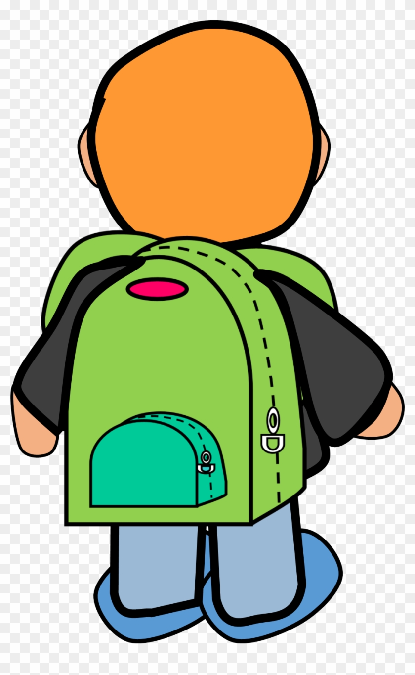 *✿**✿*al Cole*✿**✿* - Boy With Backpack Clipart #212158