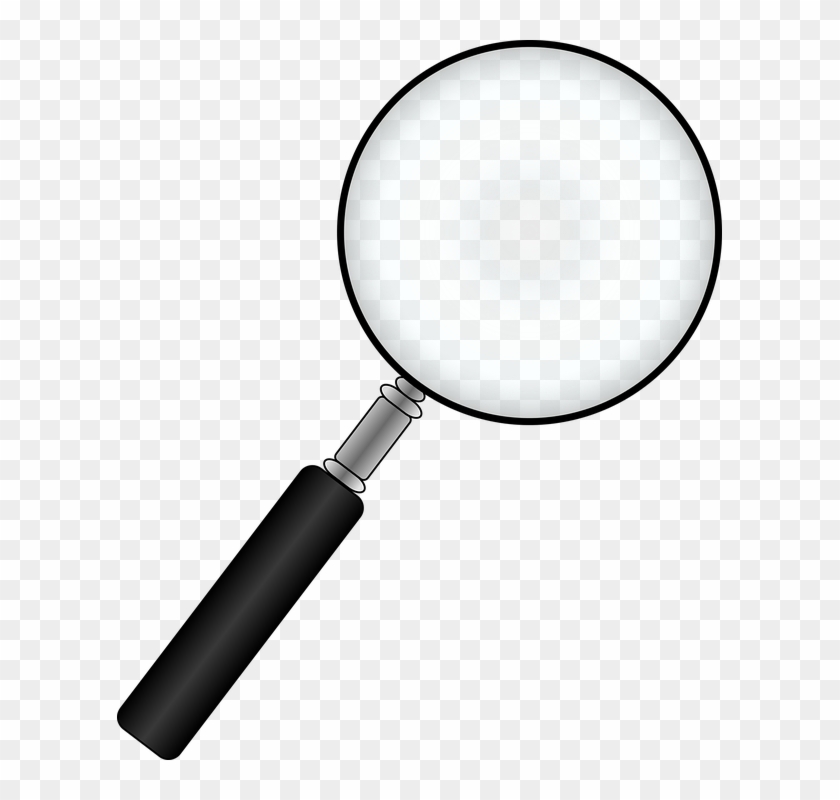 Investigations - Transparent Background Magnifying Glass #212213