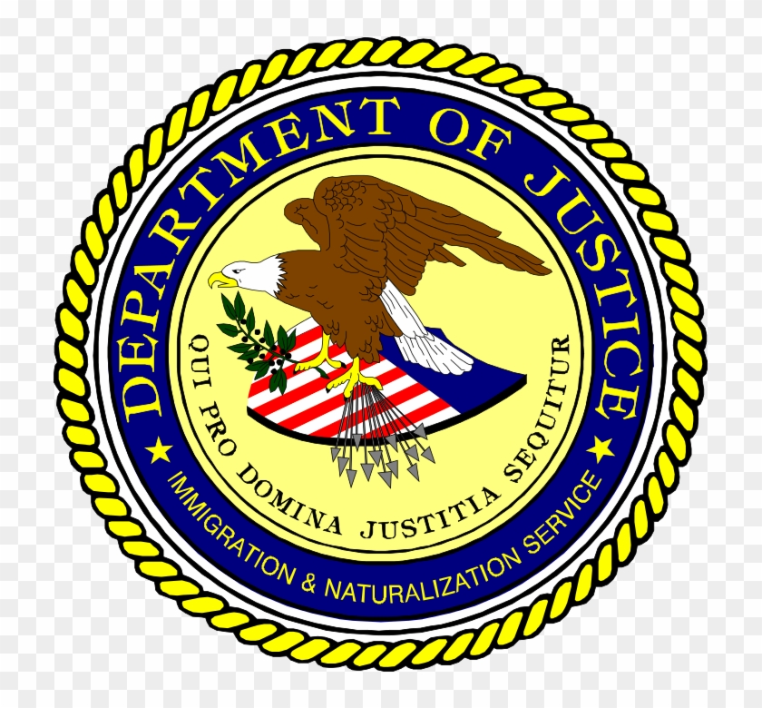 Of Justice Ins Seal - Immigration And Naturalization Service #212324