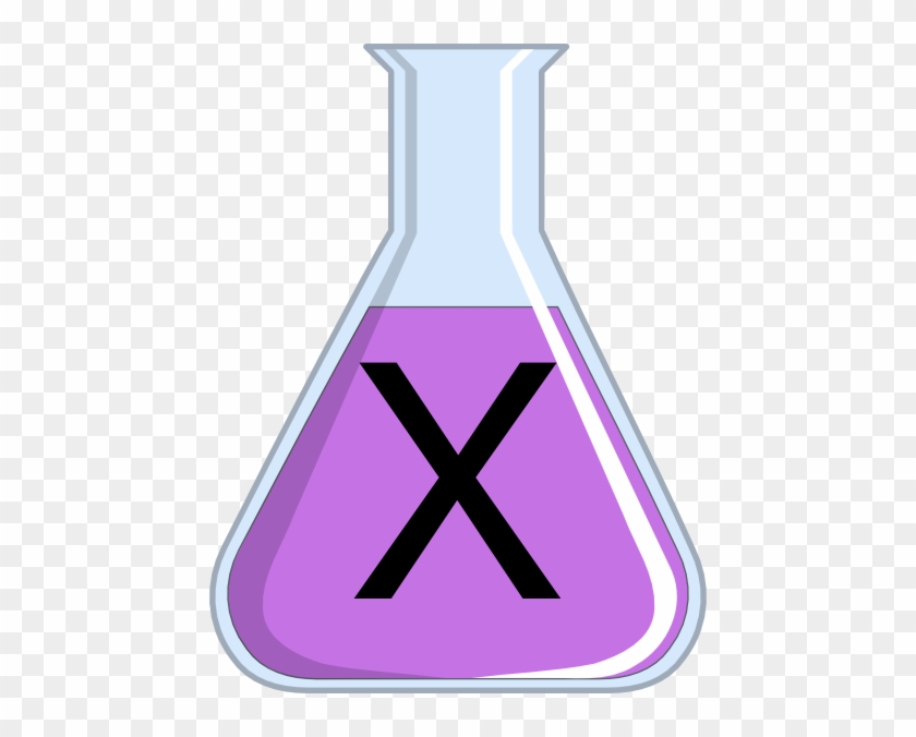 Purple X Potion Clip Art - Test Tube Png #212359