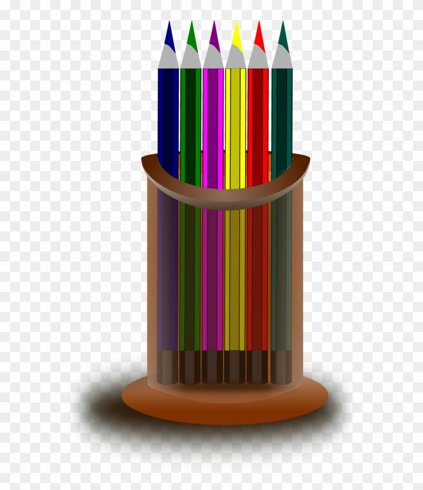 This Free Clip Arts Design Of Pencil Stand 2 - Pencils Stand #212626