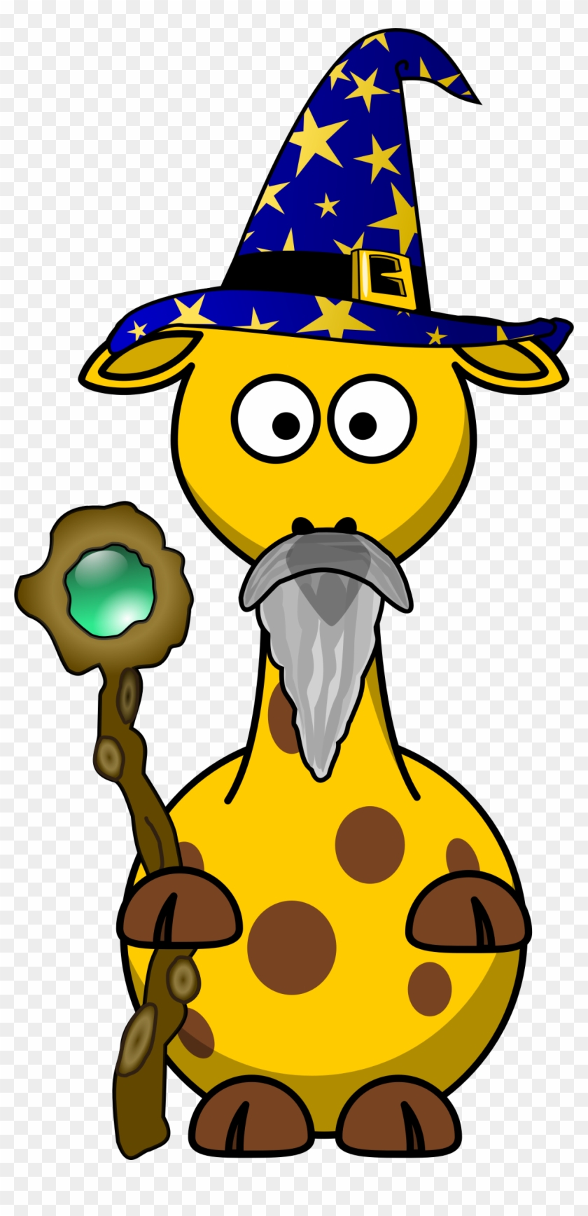 Free Giraffe Magician Free Magician Doing A Trick - Cartoon Giraffe #212697