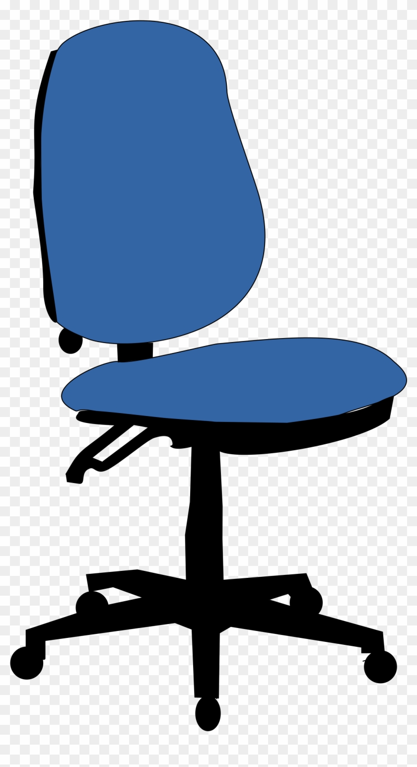 Office Chair Clipart Png - Blue Chair Transparent Background #212784