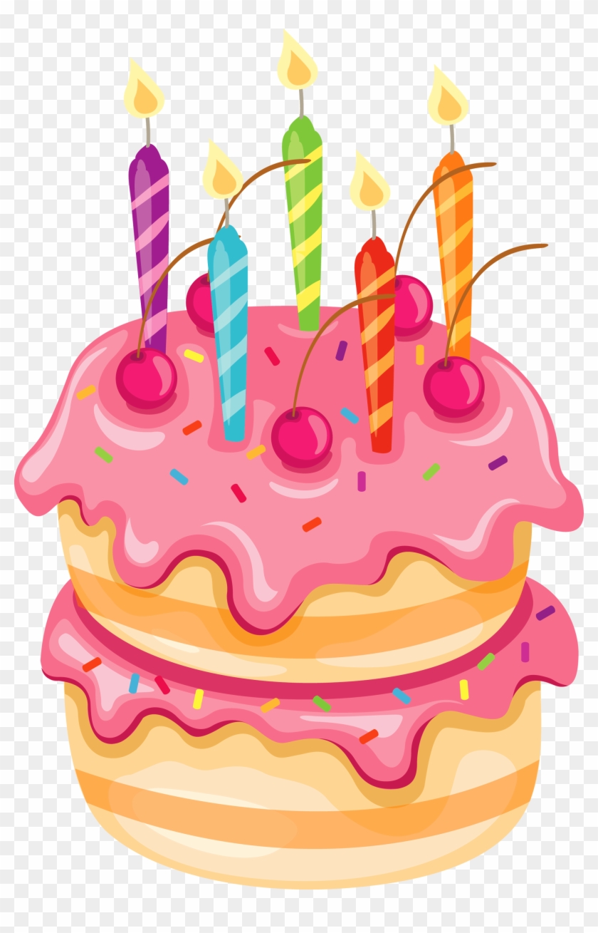 Happy Birthday Graphics Clip Art Png Free Download - Cake Clipart Png #212901