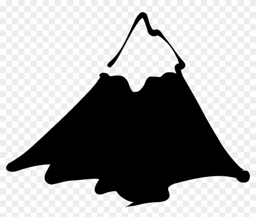 snow mountain clip art