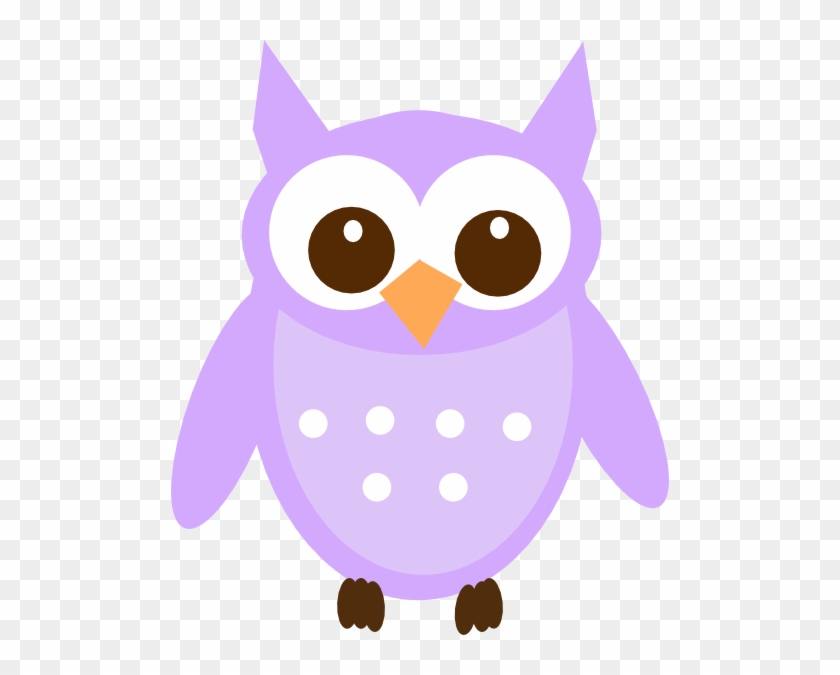 Purple Owl Clip Art At Clker - Yellow And Grey Owl #212949