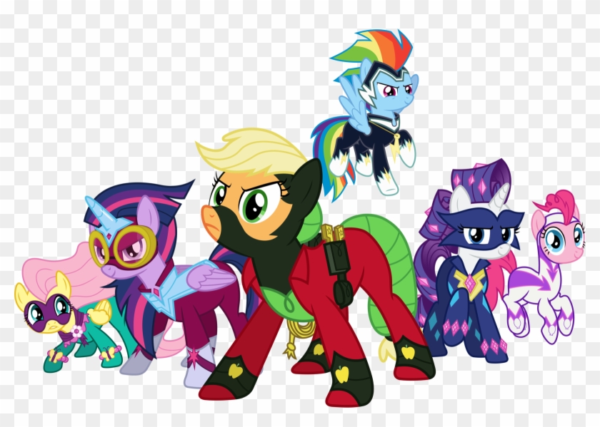 My Little Pony Clipart First - Mlp Actual Power Ponies #213011