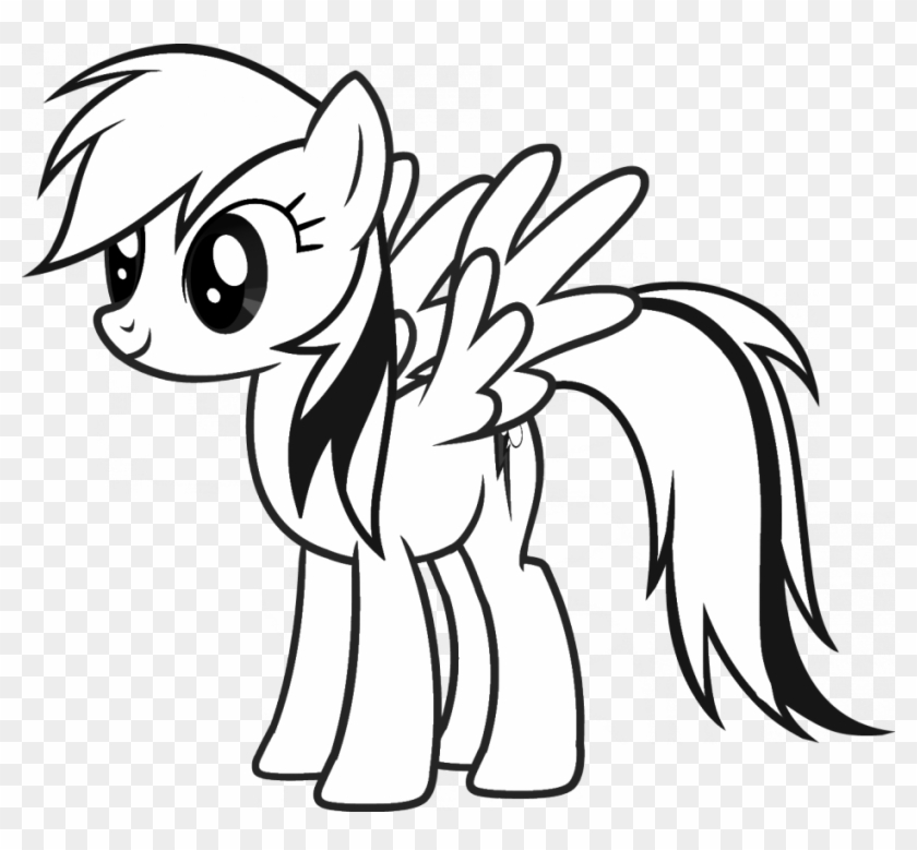 My Little Pony Clipart Black And White - Little Pony Friendship Is Magic #213120