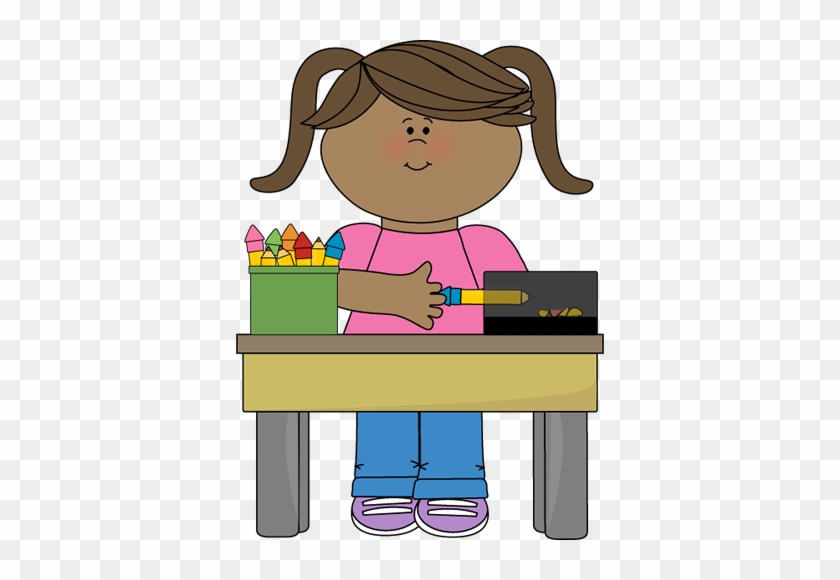 Girl Pencil Monitor Clip Art - Clipart Girl #213162