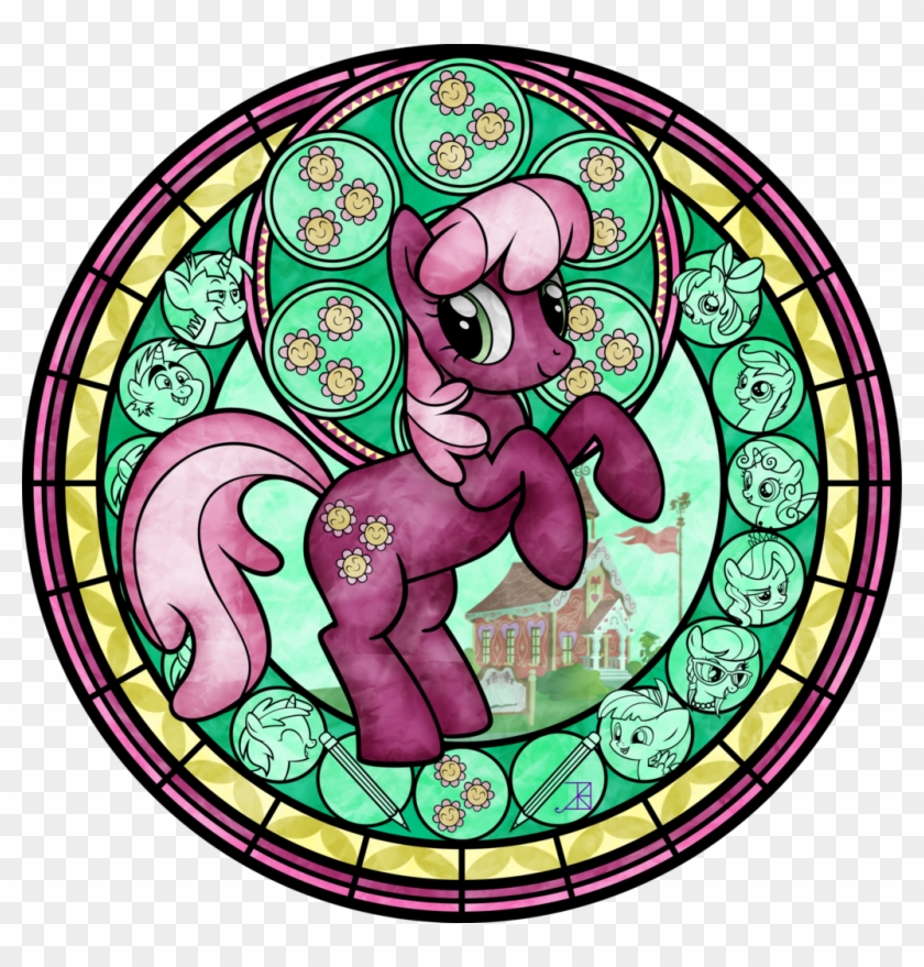 Kingdom Hearts Stained Glass Favourites - My Little Pony Stained Glass Artwork #213189