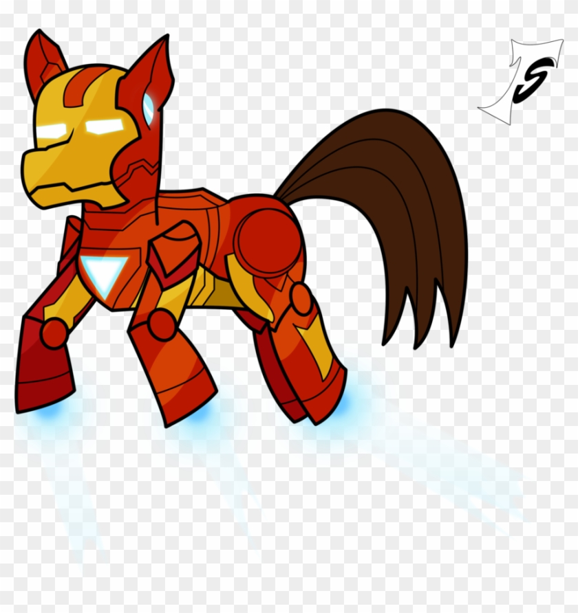 Iron Pony Vector By Sparxyz - Iron Man Pony #213188