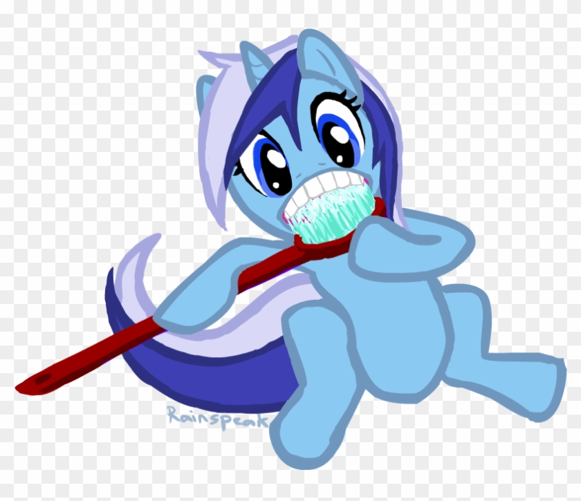 Colgate- Brush Your Teeth By Rainspeak - My Little Pony Brushing Teeth #213209