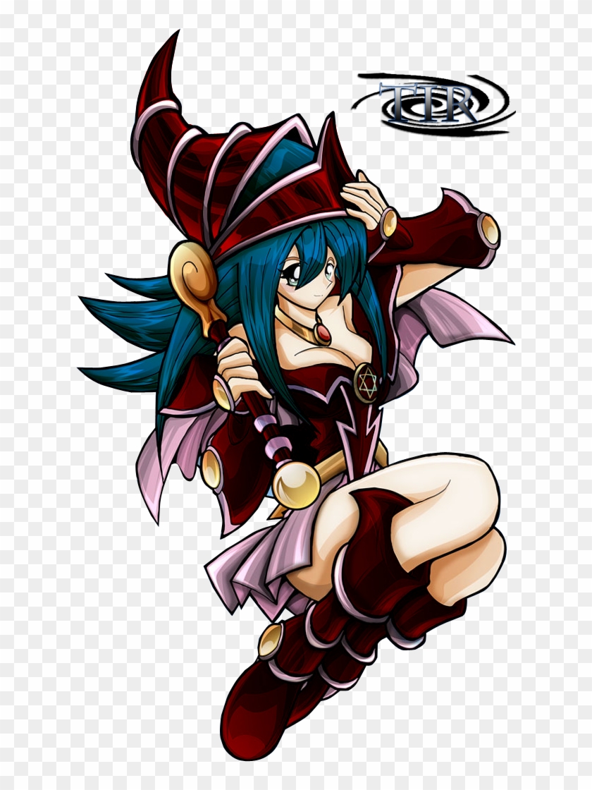 Dark Magician Girl Renders By Truthisreality - Yugioh Red Dark Magician Girl On Spell Rune Circles #213266