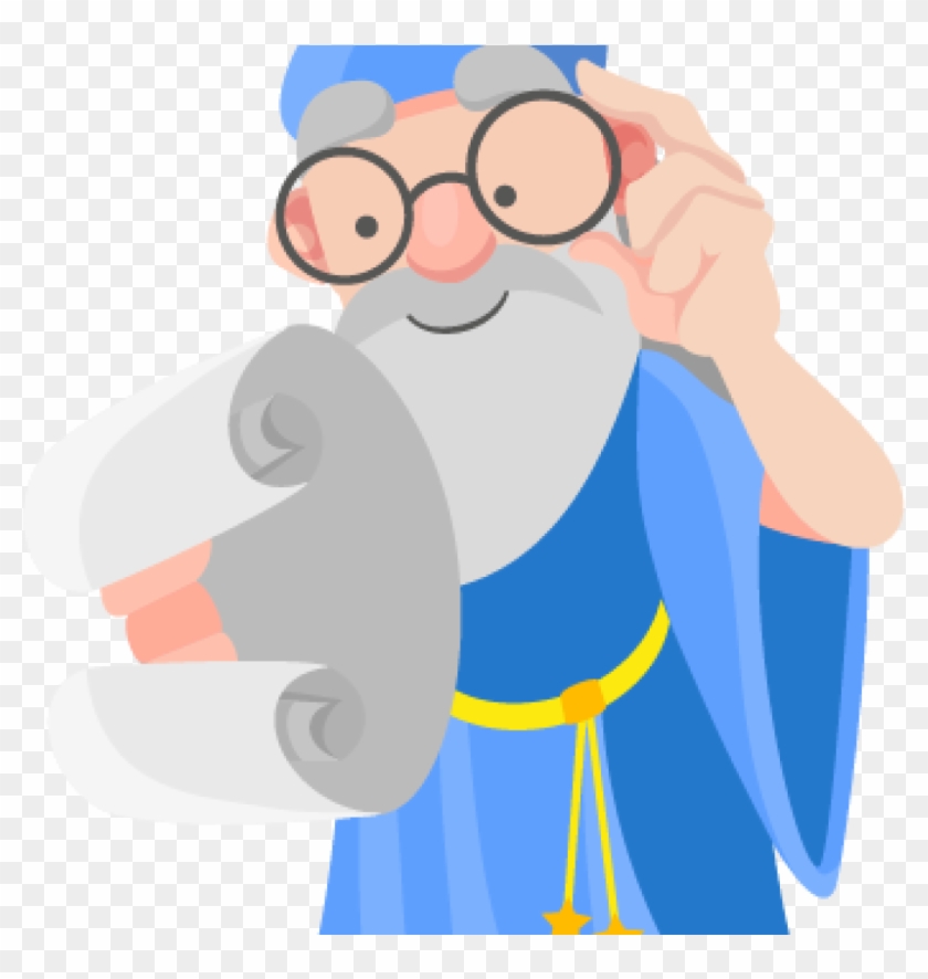 Wizard Clipart Free To Use Public Domain Wizard Clip - Wise Old Man Cartoon Transparent Backf Ground #213315