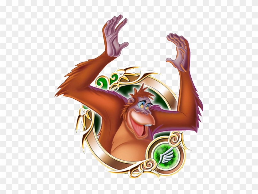 King Louie Png Clipart - King Louie Kingdom Hearts #213421