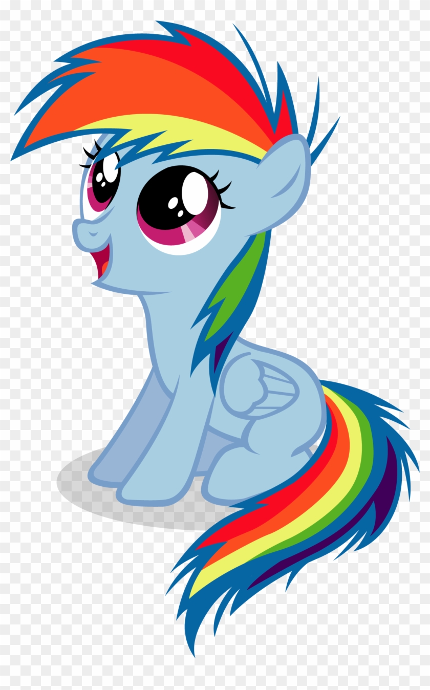 Rainbow Dash Pinkie Pie Princess Luna Fluttershy Mammal - Mlp Rainbow Dash Filly #213416