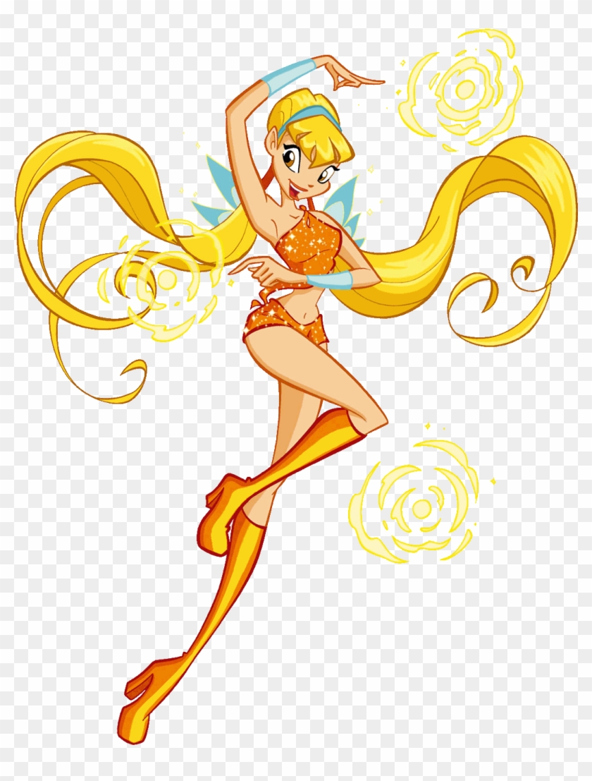 Stella Magic Winx Render By Bloomsama - Winx Club Princess Stella #213487