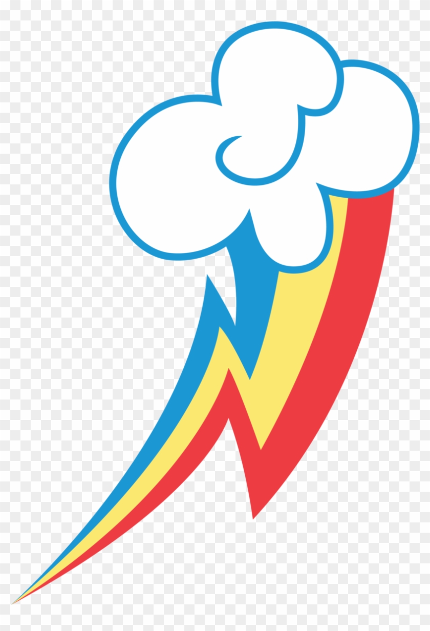 Rainbow Dash Cutie Mark By Erisgrim - Rainbow Dash Cutie Mark - Full Size PNG Clipart Images ...