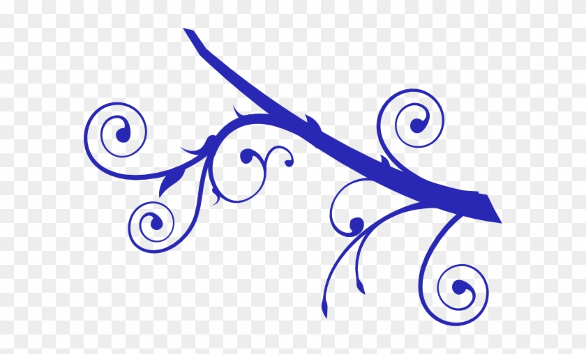 Blue Branch Svg Clip Arts 600 X 428 Px - Blue Branch Clip Art #213513