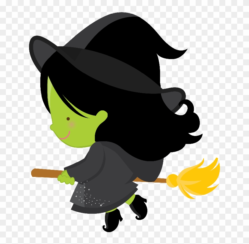 O Mágico De Oz - Cute Halloween Witch Clipart #213558