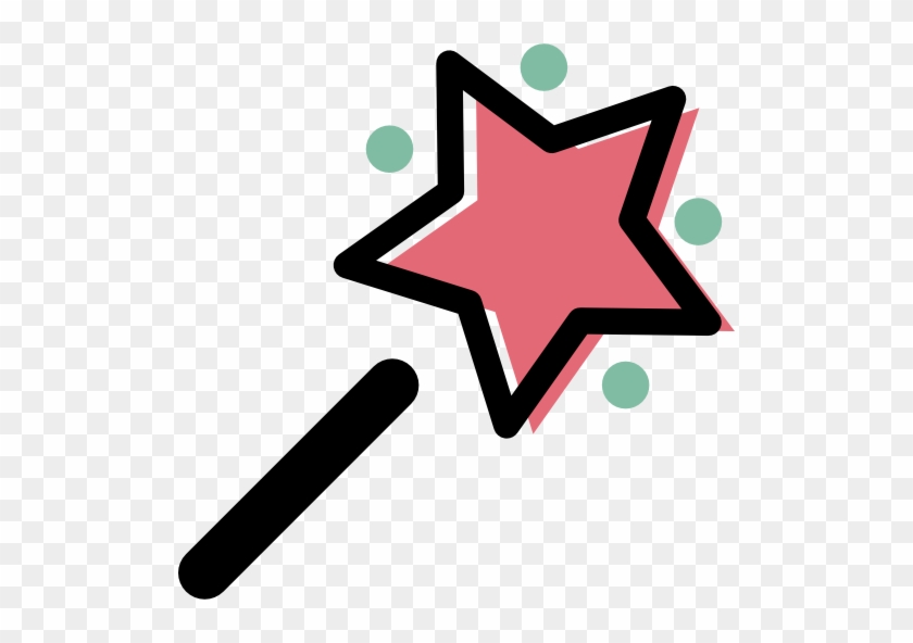 Magic Wand Free Icon - Magic Icon Pink Png #213563