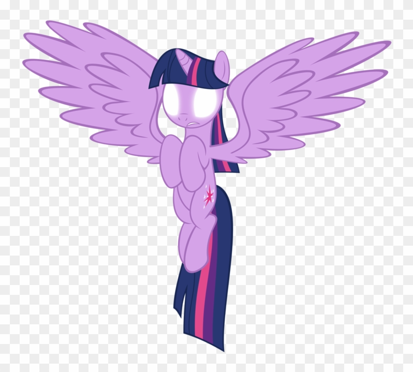 Alicorn Twilight Sparkle Glowing Eyes By Artist-pe - Twilight Sparkle White Eyes #213583