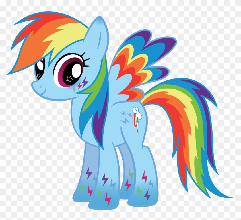 Rainbow Power Rainbow Dash Vector By Icantunloveyou - Mlp Rainbow Power Rainbow Dash #213605