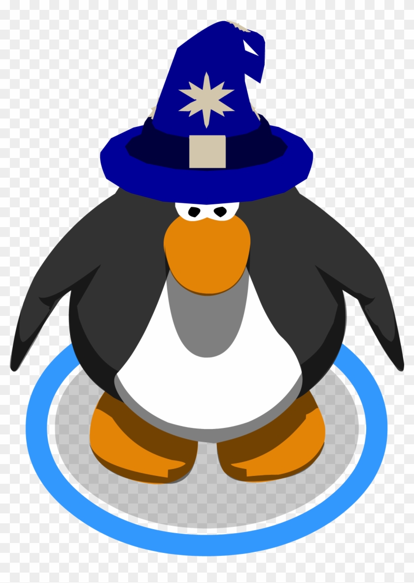 Blizzard Wizard Hat In-game - Club Penguin 3d Penguin #213738