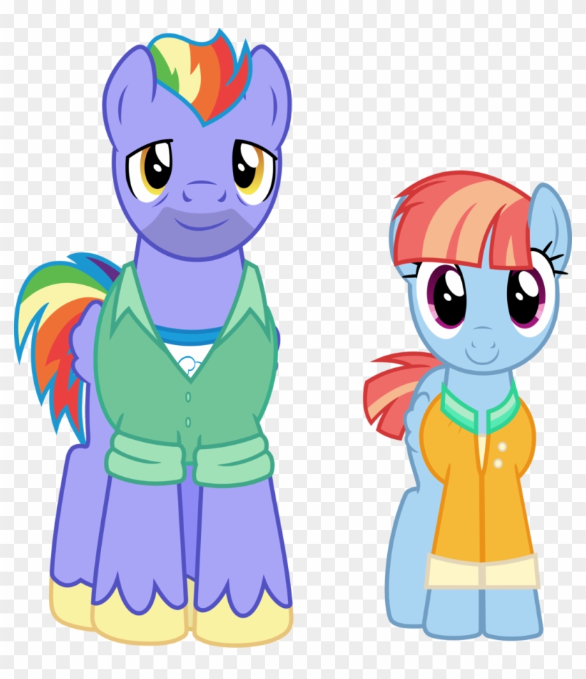 Rainbow Dash's Parents By Pink1ejack - Mlp Rainbow Dash Mom #213780