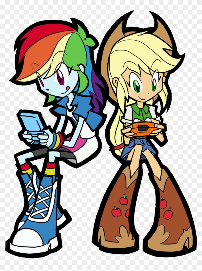 Rainbow Dash And Applejack By Rvceric - My Little Pony Equestria Girls Rainbow Dash #213914