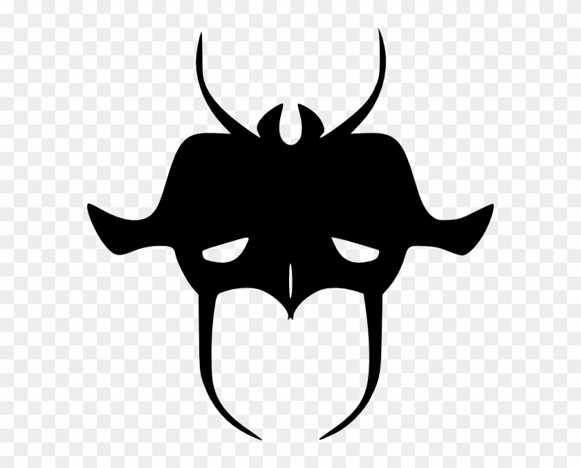 Devilish Mask Clip Art At Clker - Mask Clip Art #213941