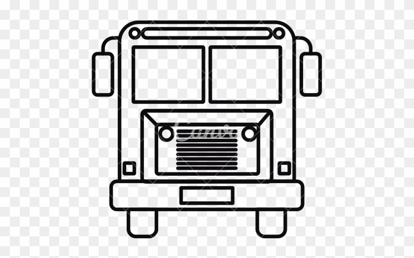 School Bus Outline - Bus Sketch #213962