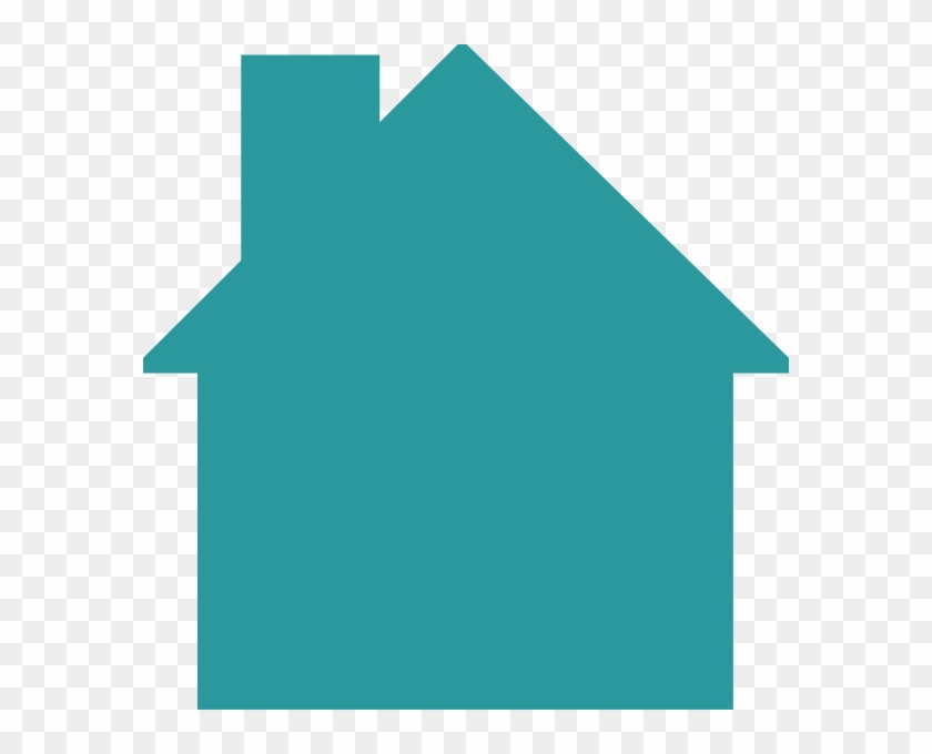 House Logo Teal Clip Art At Clker Com Vector Clip Art - House ...