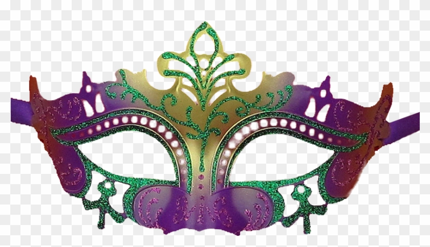 Venetian Glitter Masquerade Party Mardi Gras Mask - Mardi Gras Masks Transparent #213989