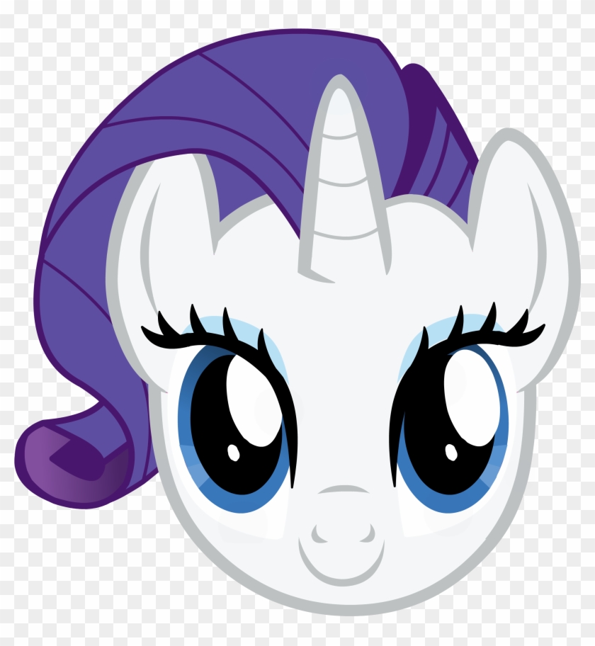 Rarity Applejack Pinkie Pie Twilight Sparkle Clip Art - My Little Pony Rarity Head #214028