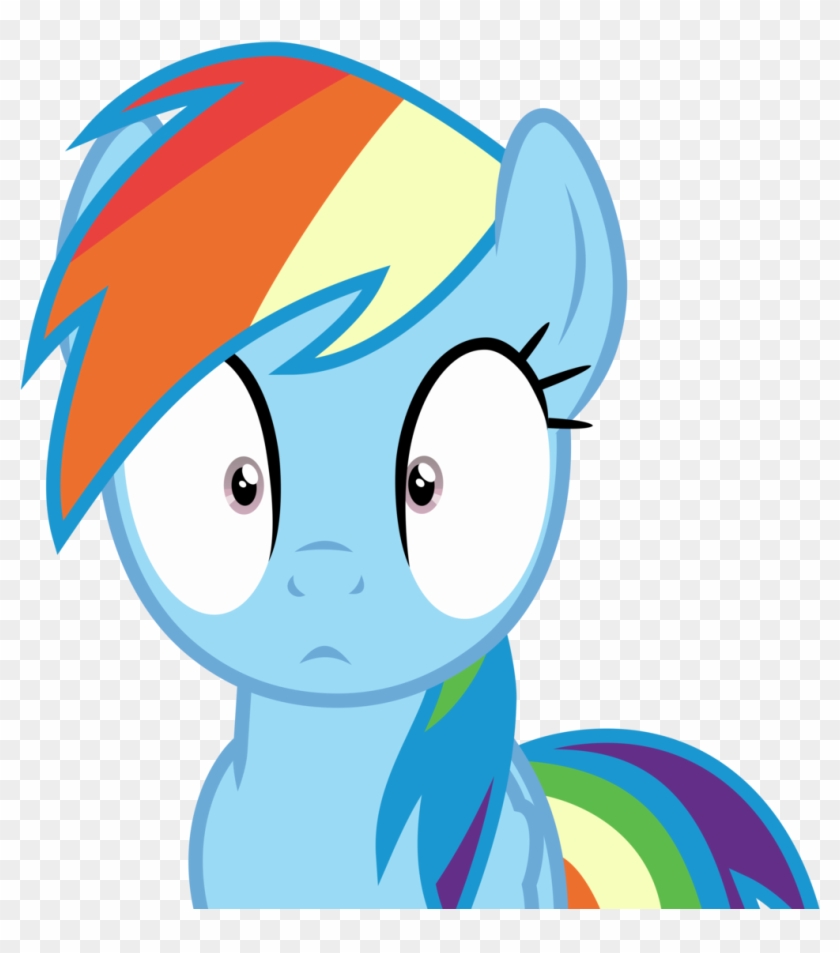 Rainbow Dash Hypnotized By Uponia - My Little Pony Rainbow Dash Face #214050