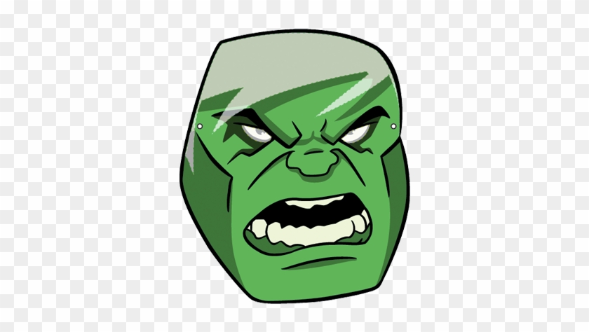 Clipart Info - Incredible Hulk Face Clipart #214103