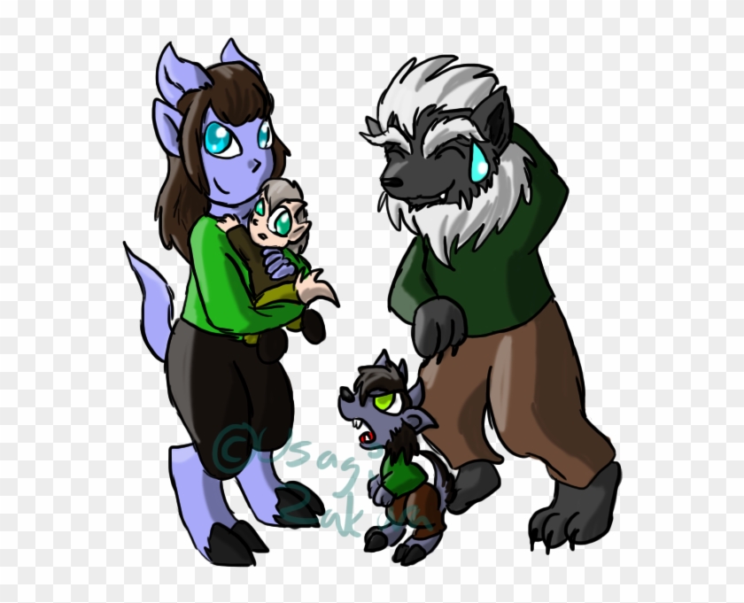 Draenei Worgen Family By Usagi - Wow Worgen Child #214111