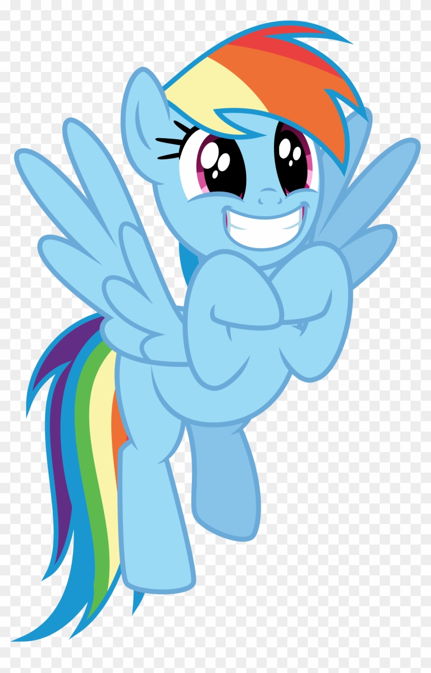 Excited Rainbow Dash By Osipush - Rainbow Dash #214127