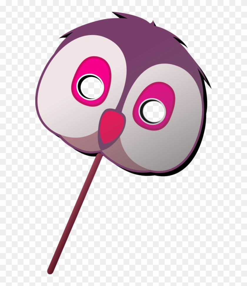 Vector Clip Art - Owl Mask Template #214136