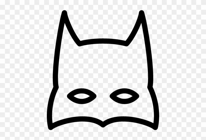 Batman Mask Icon Line Iconset Iconsmind - Icon Batman #214197