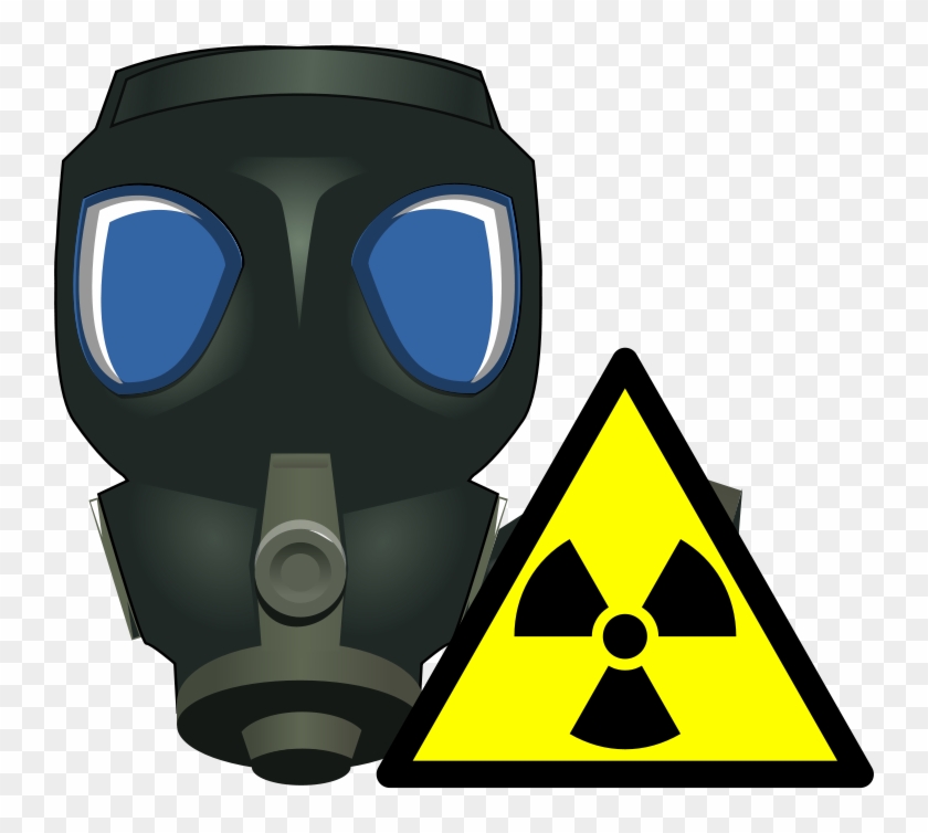 File - Mask-radioactive - Svg - Gamma Rays Clipart #214257