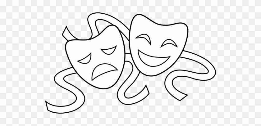 Drama Mask Clipart - Draw The Drama Symbol #214286