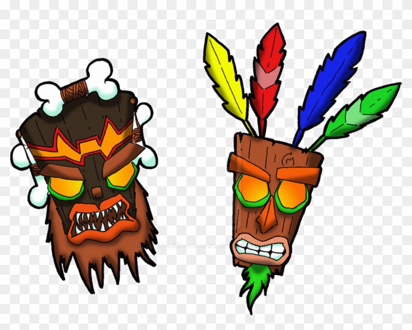 The Aku Uka Brothers Are Powerful Spirits In The Form - Crash Bandicoot Uka Uka #214365