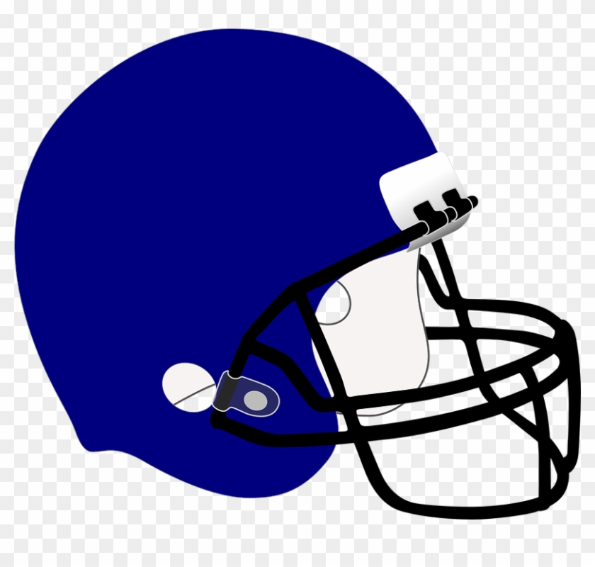 Blue Football Helmet Svg Clip Arts 600 X 520 Px - Royal Blue Football Helmet #214431