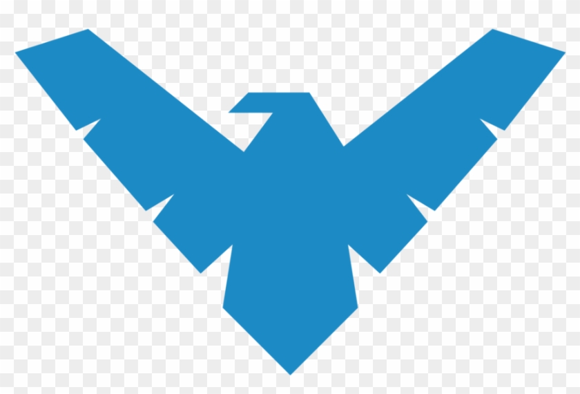 Batman Symbol Stencil Free Download Clip Art Free Clip - Night Wing Logo #214445