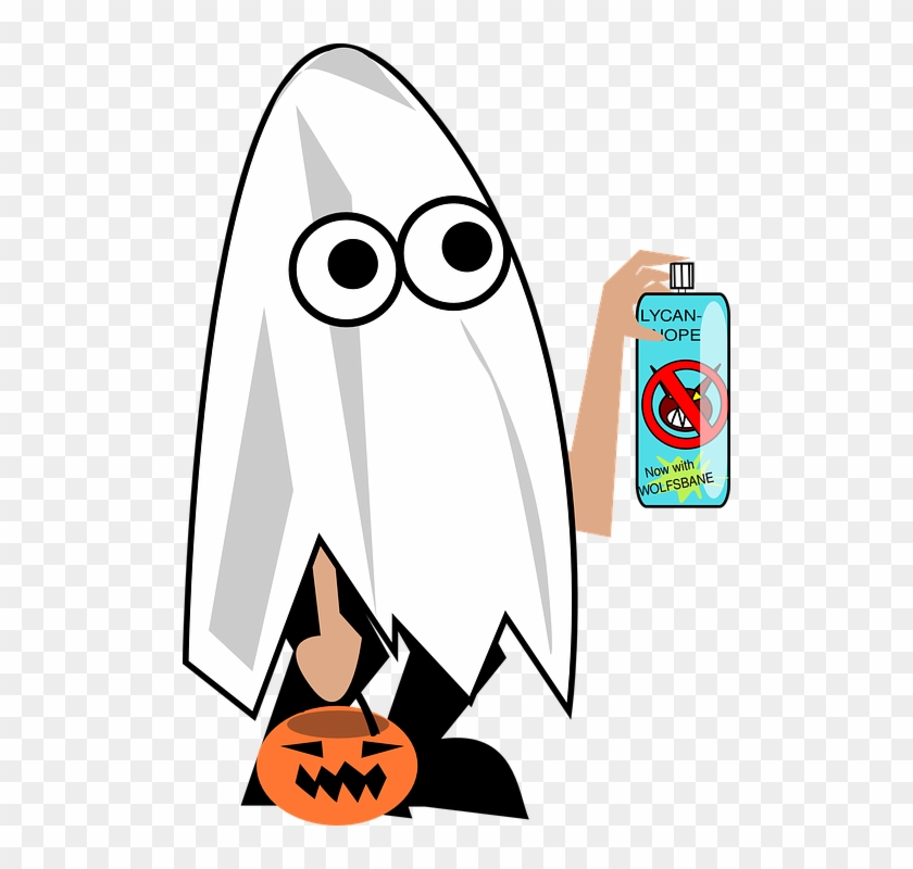 Another Fun Halloween Costume - Ghost Trick Or Treater #214473