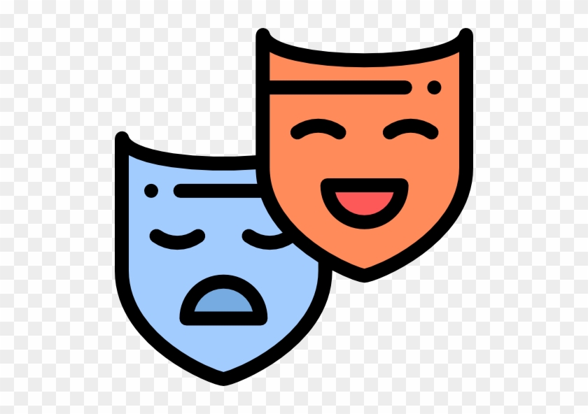 Theater Masks Free Icon - Theater Masks Free Icon #214616