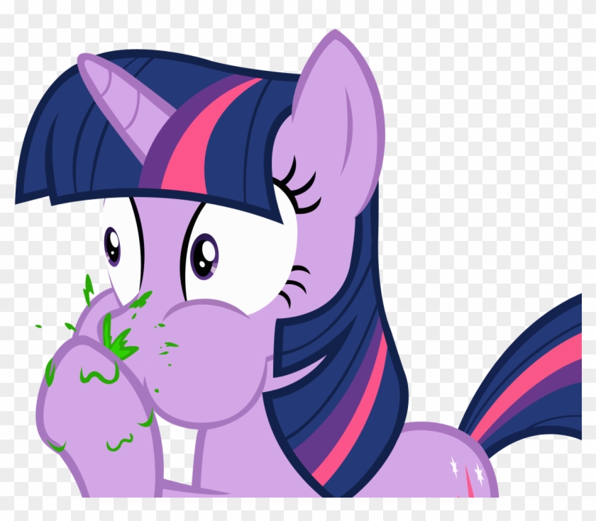 Dentist73548, Safe, Simple Background, Transparent - Twilight Sparkle Throwing Up #214622