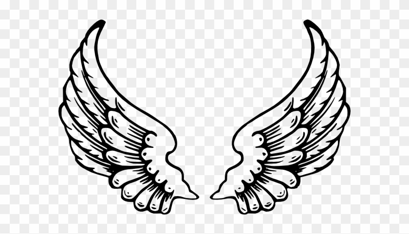 Angel Wings Clip Art At Clker - Angel Wings And Halo #214613